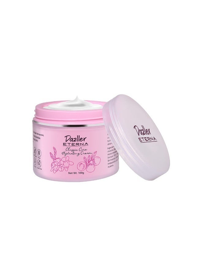Dazller Eterna Classic Care Hydrating Cream, 100g - Deep nourishment with Vitamin B5 & Vitamin E, Penetrates deep, Absorbs Quick, Intense hydration with Jojoba oil and Kokum butter - Image 1
